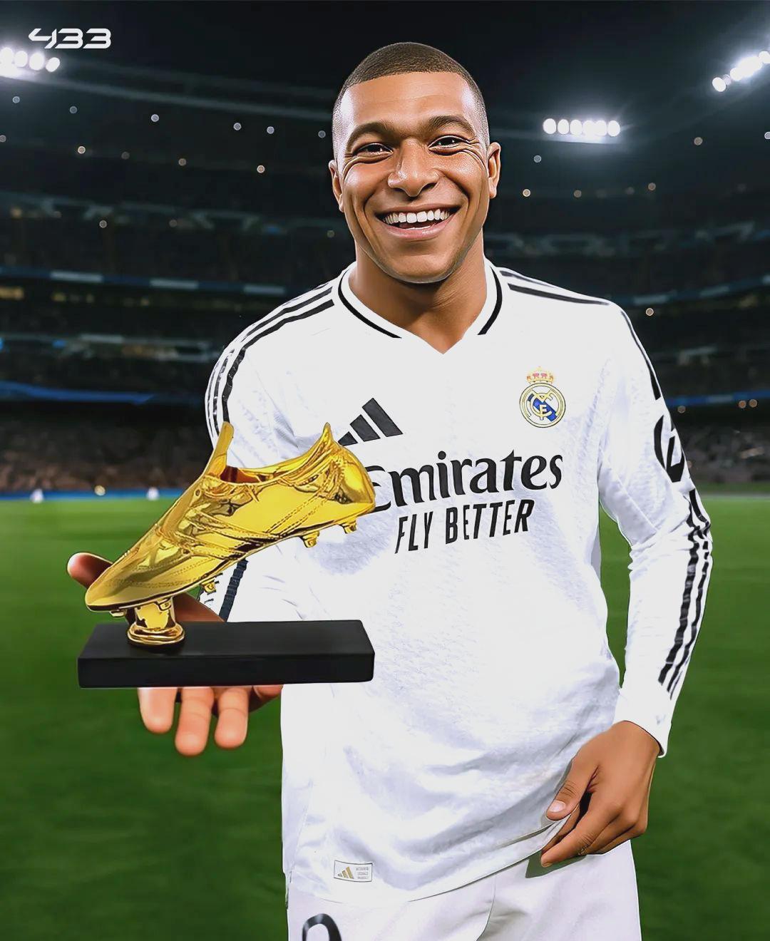 姆巴佩今晚领取欧洲金靴奖皇马队史第三人的简单介绍 第2张 姆巴佩今晚领取欧洲金靴奖皇马队史第三人的简单介绍 第2张