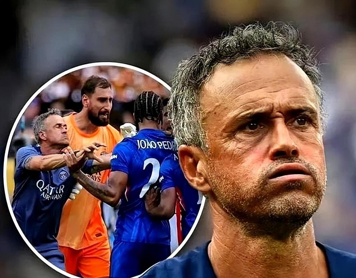 大巴黎主帅锁喉切尔西球员双方在决赛爆发激烈冲突的简单介绍  第1张